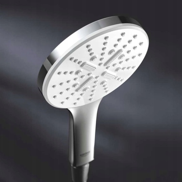 Душова лійка Grohe Rainshower кругла, біла, 3-функціональна