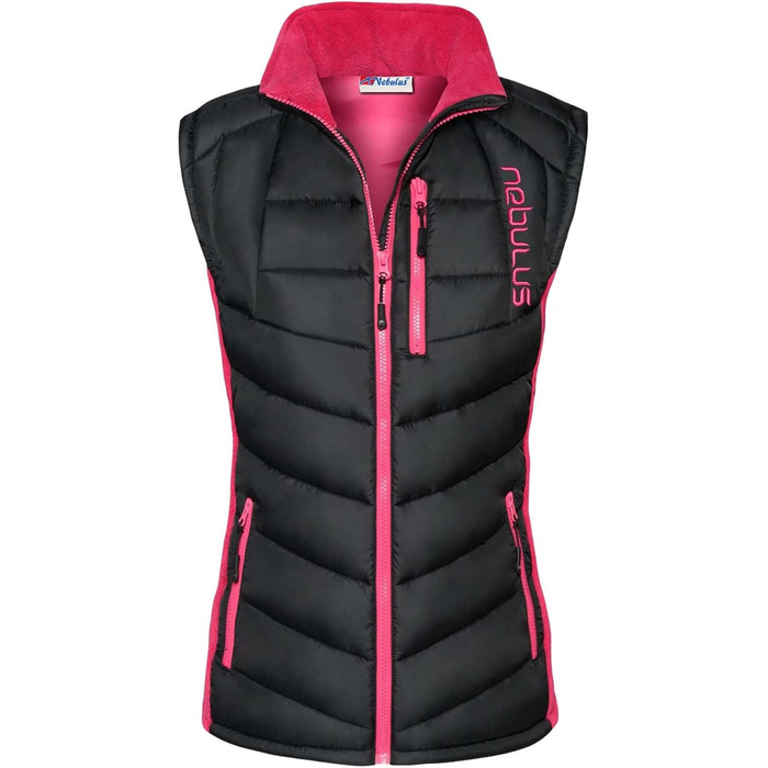 Жіноча жилетка Nebulus Revival Daen, чорно-рожева, розмір L