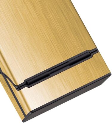 Алюмінієве етоі для сигарет (3 шт.) - сірий, золотий, срібний