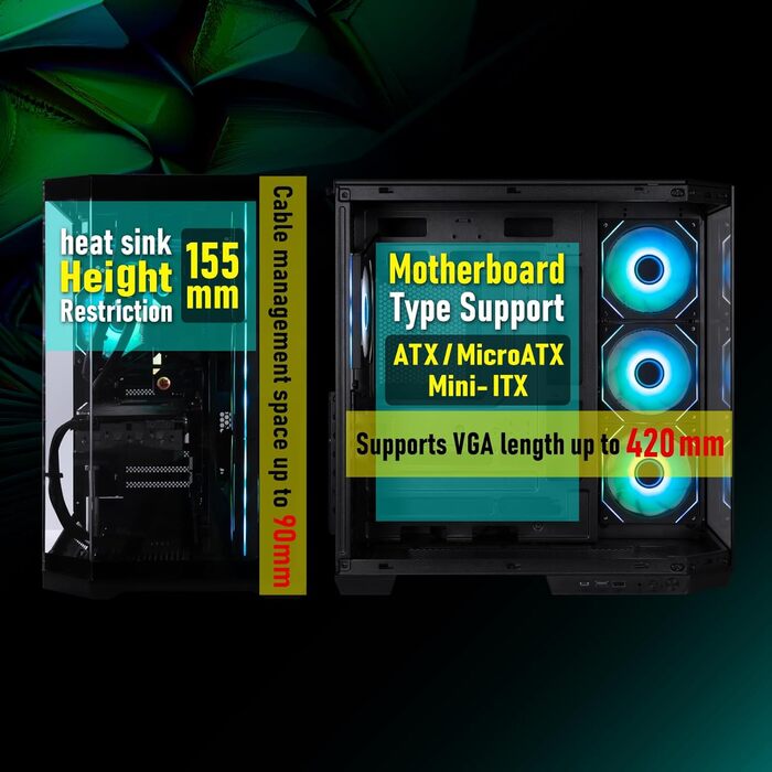 Корпус ПК BitFenix CETO Premium Edition Mid Tower (T10 Black)