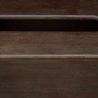 Relaxdays Cosmetic Tissue Box Bamboo Brown