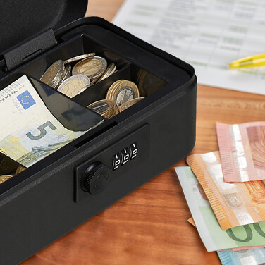 Relaxdays Combination Lock Cash Box