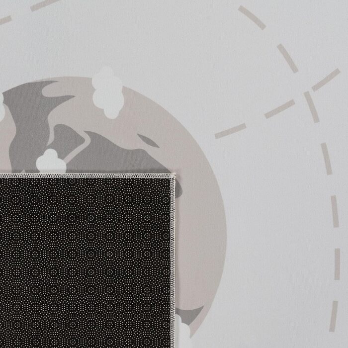 Дитячий килим Paco Home для хлопчиків та дівчаток, 140x200 см, кремовий, антиковзний, сучасний килим в дитячу кімнату