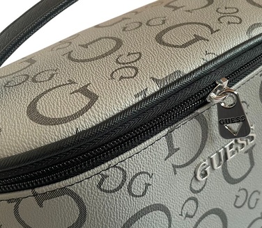Косметичка Guess Rhodes сірого кольору