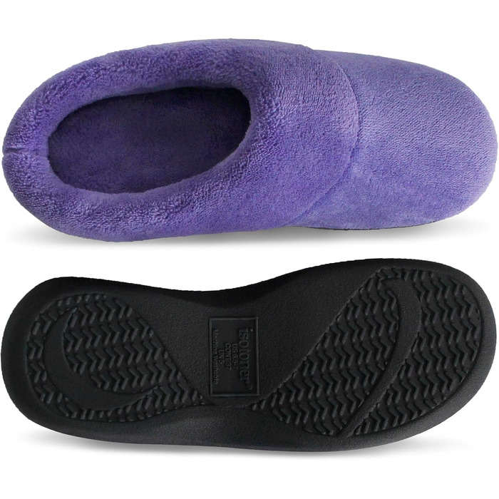 Сліпони-тапочки Isotoner Classic Hoodback W з піною Memory Foam, Пеонія, X-Large / 9.5-10 M US 8-9