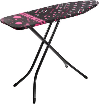 Гладильна дошка Minky Extra широка з підставкою для парогенератора, чорна (велика, компактна) HH40707103K
