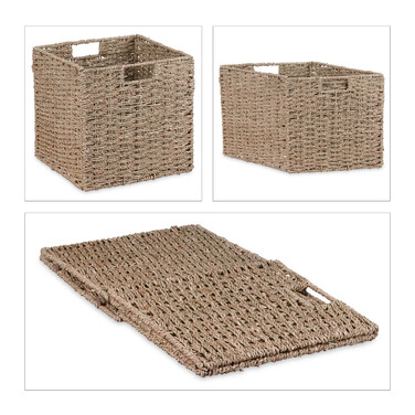 Woven Seagrass Storage Basket