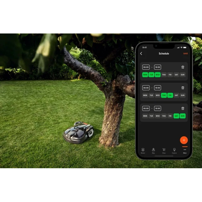 Робот-газонокосарка Husqvarna Automower 308V з AI для площ до 800 м²