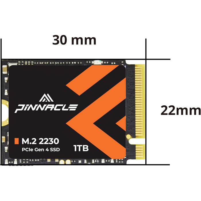 SSD Timetec PCIe 4.0 Gen4x4 1TB M.2 2280 для PS5, PC, Laptop - NVMe, Phison E27T, 2000TBW, 7400/6100 MB/s