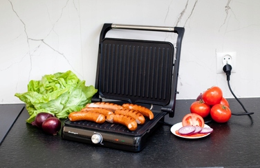 Електричний гриль Berlinger MAX-2400-W 2400 Вт, розкладний на 180°