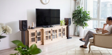 Стійки для колонок Edifier S3000, коричневі, 2 шт.