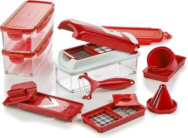 Набір для нарізки овочів Genius Nicer Dicer Smart Julietti (16 частин) з нержавіючої сталі