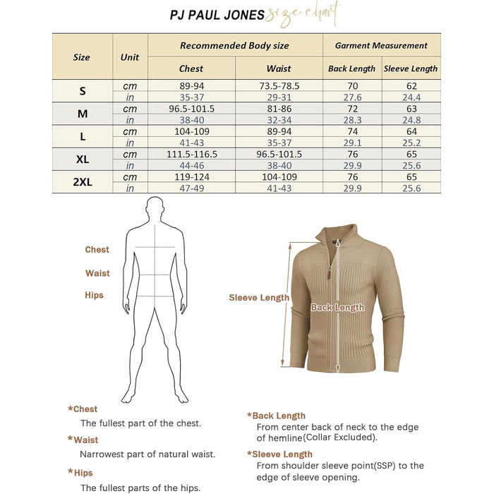 Кардиган чоловічий PJ PAUL JONES з блискавкою та стійким коміром, колір: темно-синій, розмір M