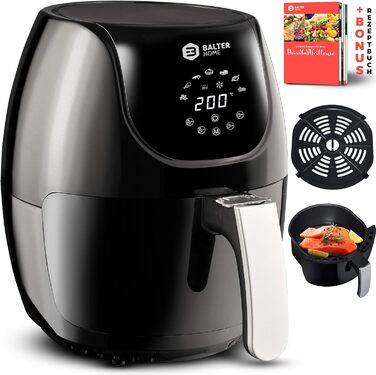 Бальтер Фритюрниця з гарячим повітрям Air Fryer XXL з міні-печі та дегідратором, 10 програм, HL-1200