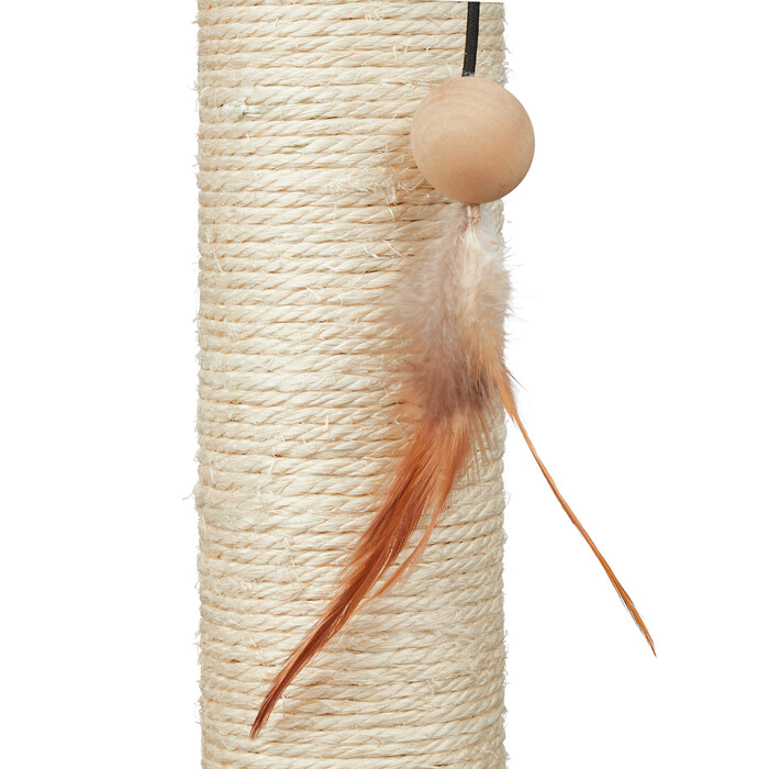 Relaxdays Scratching Post with Scratching Board & Toy