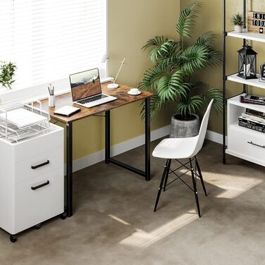 Комп'ютерний стіл Coleshome 32 дюйми (81,3 см) – білий мармур, золоті ніжки, для дому, офісу, студентів