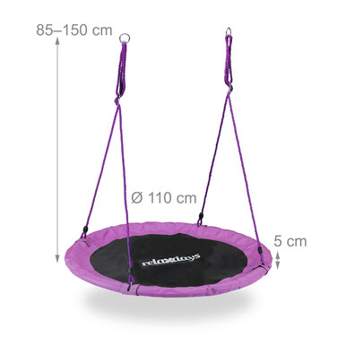 Relaxdays Nest Swing 110 cm
