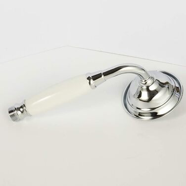 Delnet Classic High-Pressure Shower Head, Chrome, Traditional Telephone Style, Hand Shower and 1.5m Hose