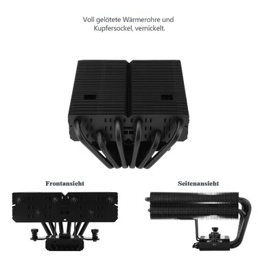 Thermalright SI-100 Black: Повітряний кулер для CPU з 6 теплових трубок та тихим вентилятором TL-E12B PWM
