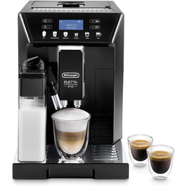 De'Longhi Eletta Evo ECAM 46.860.B кавомашина автоматична з LatteCrema, приготування капучино та еспресо, сенсорне управління, чорна