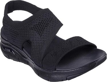 Кросівки жіночі Skechers Cali Arch Fit - Black Knit (39 EU) - з підтримкою склепіння стопи