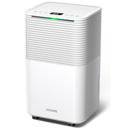 Електричний осушувач повітря 12л/день, сенсорне управління, дисплей, таймер, для дому та сушіння білизни, білий