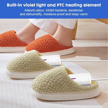 Електричний сушильник для взуття, портативний, 360° сушіння, антибактеріальний, для черевиків, рукавичок, шкарпеток