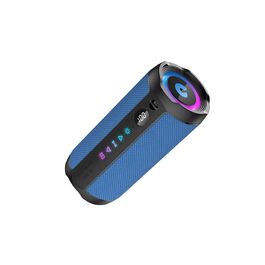 Портативна Bluetooth колонка COIOC з підсвіткою, 30W, IPX7, 30 год - блакитна