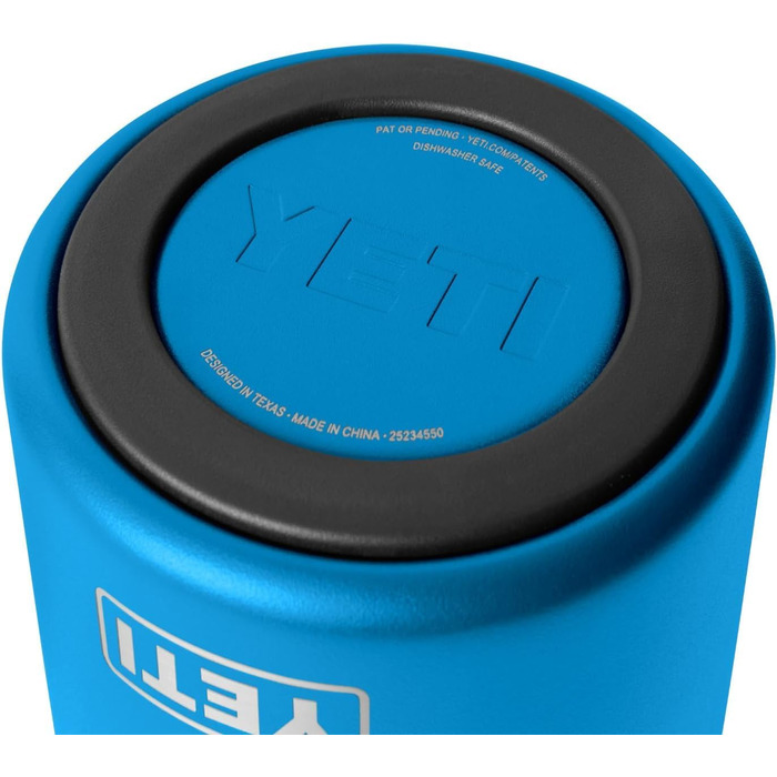YETI Rambler Wine Chiller - Stainless Steel Insulated Wine Cooler (Big Wave Blue)