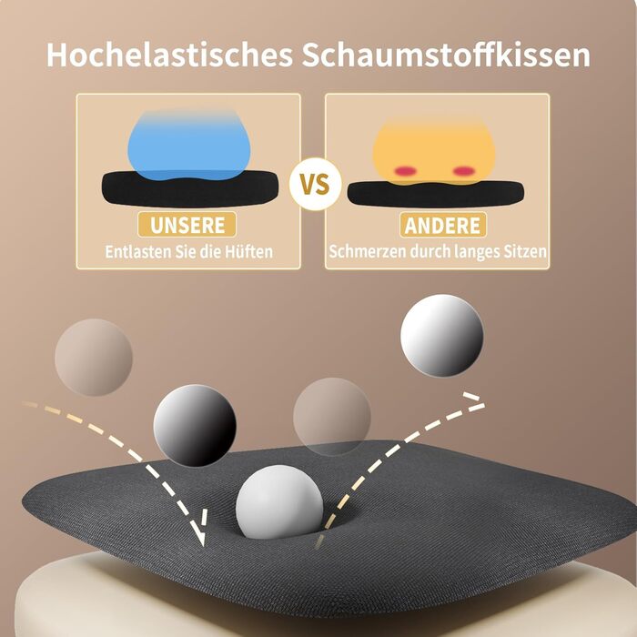 Офісний стіл Naspiro Ergonomic, регульований по висоті, поворотний крісло з дихаючою спинкою з сітки, відкидні підлокітники на 90° та поперекова підтримка, високощільна піна для дому/офісу (Чорний-1, з підголівником)