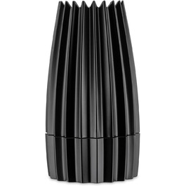 Млин для солі, перцю та спецій Alessi WAL03 B, литий алюміній, чорний, 7,5x7,5x14,2 см