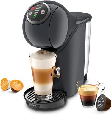 Кавомашина капсульна NESCAFÉ Dolce Gusto Genio S Plus by Krups, автоматична, космічно-сіра, KP340B