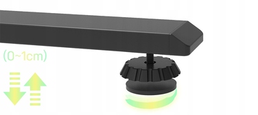 Ігровий стіл Ultradesk LEVEL V2, чорний, з електричним регулюванням висоти