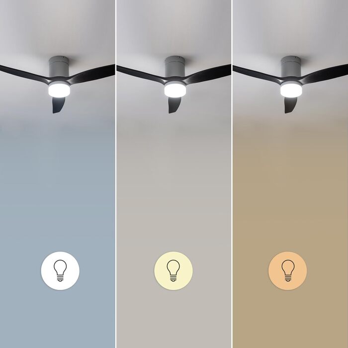 Вентилятор стельовий Cecotec EnergySilence Aero 5600 Classic Gold/DarkWood з підсвіткою та пультом ДК, 40 Вт, LED, 6 швидкостей, режим зима/літо