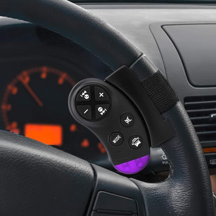 Автомобільна магнітола 1 DIN з Bluetooth, FM-радіо, MP3-плеєром, гучним зв'язком, керуванням на кермі, 2 USB для музики та зарядки