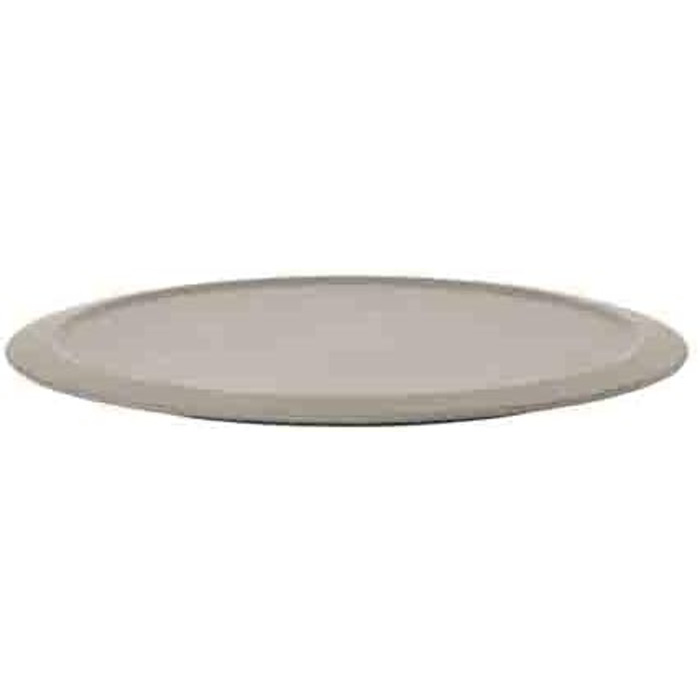 Zone Denmark Singles Silicone Coasters, Coasters for Glasses, Cups, Cocktail Glasses, Diameter 10 cm, Height 3.1 cm, 6 Pieces, incl. Holder, Taupe