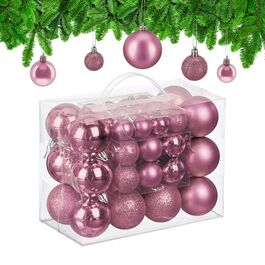 Relaxdays Set of 50 Christmas Baubles