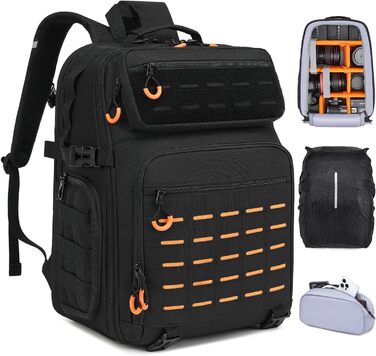 Водонепроникний рюкзак для камери FRETHIND: DSLR, SLR, дрона, об'єктивів та ноутбука (з дощовиком)