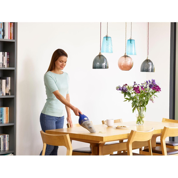 Ручний бездротовий пилосос BLACK+DECKER Dustbuster 3.6V, NVC115JL-QW, білий (kobaldblau)