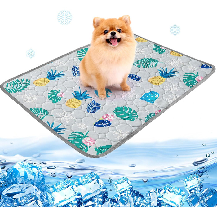 Килимок охолоджуючий для собак NIBESSER, самоохолоджуючий, 40x30 см, сірий (XS)