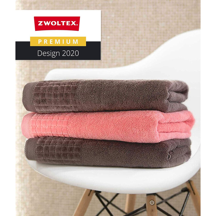 ZWOLTEX надм'які рушники з 100% єгипетської бавовни, комплект 6 шт., виготовлено в ЄС, гостьові, для ванної, обличчя та душу, темно-сині