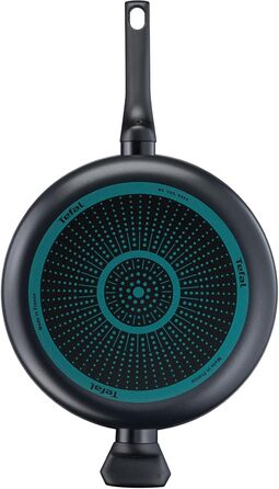 Сковорода для млинців Tefal Easy Cook & Clean, 28 см, антипригарне покриття, з індикатором нагріву (Thermo-Signal), виготовлено у Франції, чорна