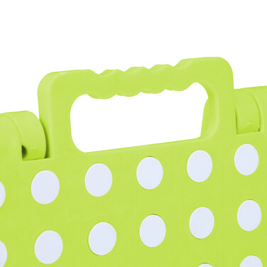 Relaxdays Folding Stool - Portable Green