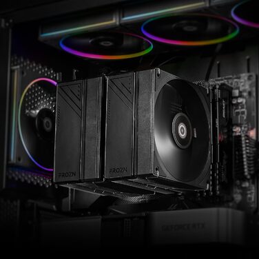 ID-COOLING FROZN A620 PRO SE - Кулер CPU з подвійним радіатором, 6 теплових трубок, 2 тихих вентилятори 120x120x25mm, сумісний з Intel LGA1700/1851/1200/115X та AMD AM4/AM5 (157mm)