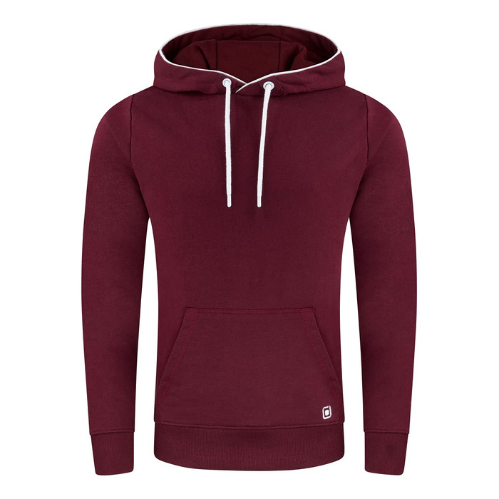 Чоловіча худі riverso RIVEnno Regular Fit з капюшоном, колір Port Red (темно-червоний), розмір 3XL
