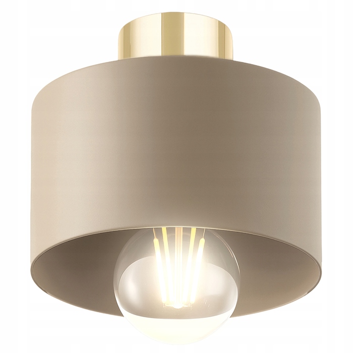 Підвісна LED-лампа LEDLUX, стельовий світильник БЕЖЕВИЙ, 3 цоколі E27