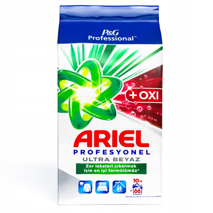 Професійний пральний порошок для білого Ariel Professional Ultra OXI, 10 кг