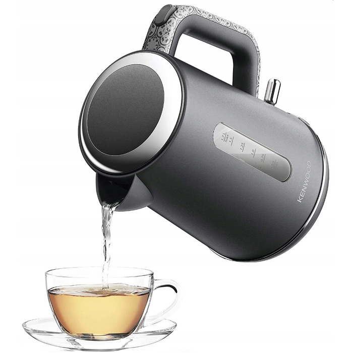 Електричний чайник Kenwood ZJP04, 2200 Вт, 1,7 л, сріблястий/сірий