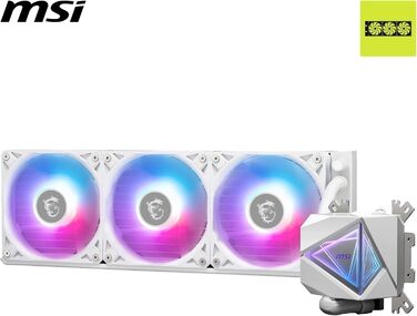 MSI MAG CoreLiquid I - Смарт-система водяного охолодження CPU з ARGB підсвічуванням, 360 мм, для Intel та AMD