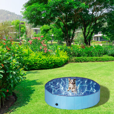 Relaxdays Blue Dog Pool